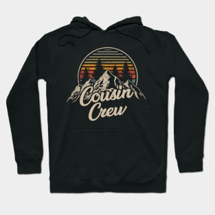 Cousin Crew Outdoor Adventure Retro Vintage Camping Hiking Mountain Hoodie